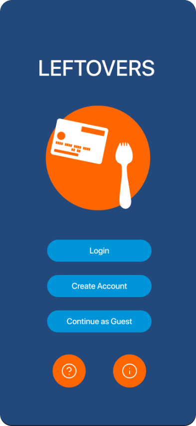 account screen mockup